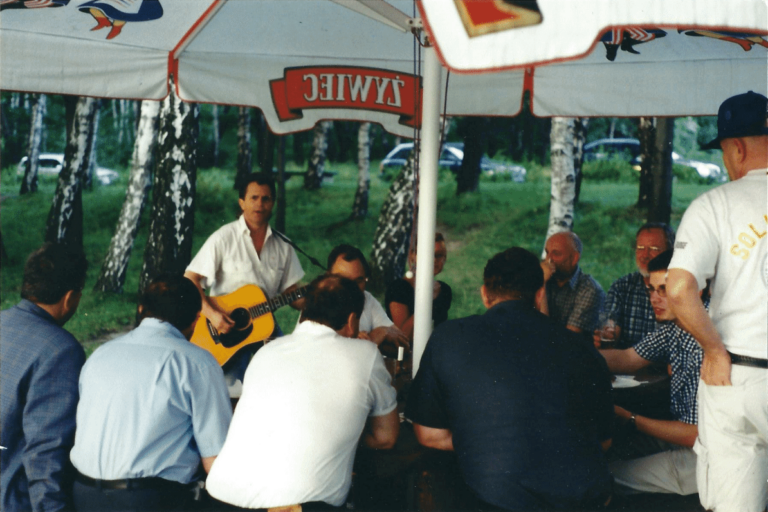 Coal miners Picnic Rally, July 2002, Katowice, Poland
