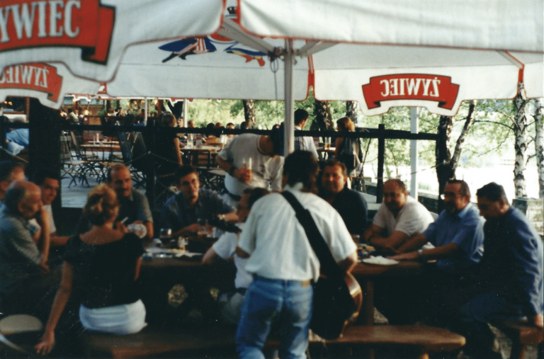 Coal miners Picnic Rally, July 2002, Katowice, Poland