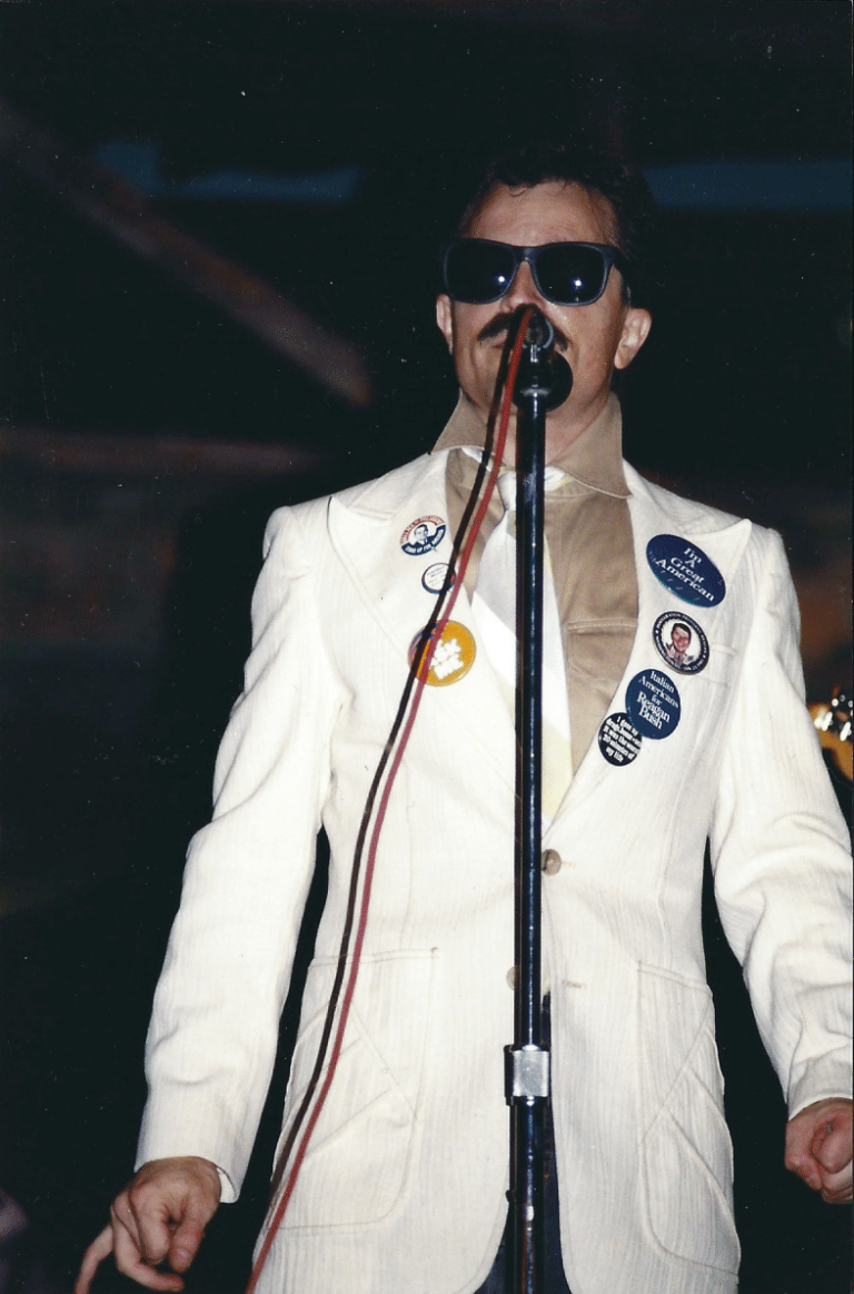 Original Human Union Band, July 6, 1992, Carnegie Library of Homestead, singing "S&L Man"
