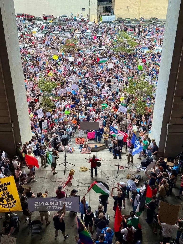 June 14, 2025 50501 Rally, downtown Pittsburgh, PA